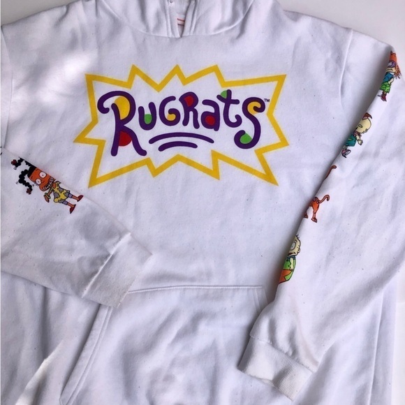 Nickelodeon RUGRATS white hoodie  unisex size xl - Picture 2 of 11